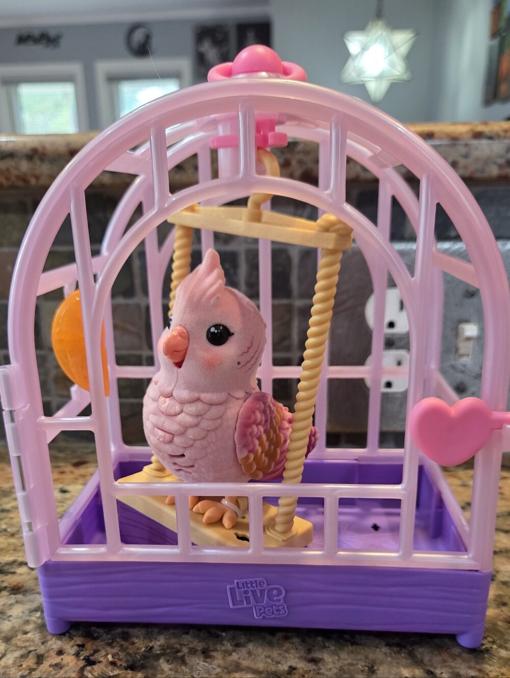 Little Live Pets My Really Real Bird & Cage Rosie - Interactive Toy - 20+ Sounds